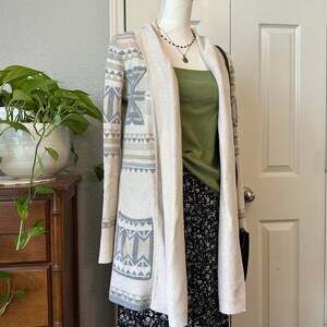 Womens Cardigan Jumper Sweater Layering Top Like New